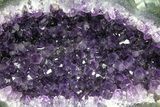 Purple Amethyst Geode - Artigas, Uruguay #152431-1